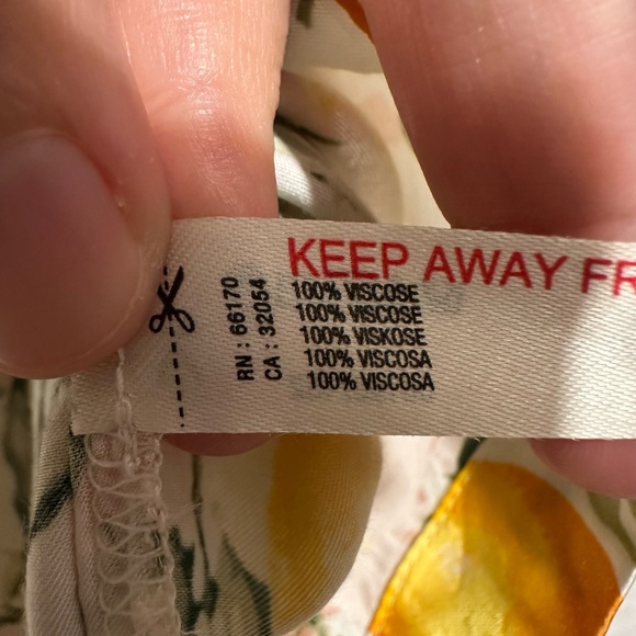 By Anthropologie Lemon Pajama Top - size XXS - Picture 6 of 6